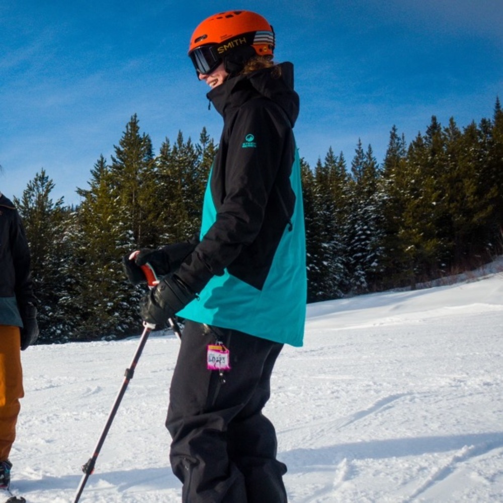 Women’s The North Face Gray and Teal Steep Series Jacket - Picture 7 of 7